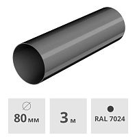 Труба Технониколь ОПТИМА 80 мм х 3 м, серый