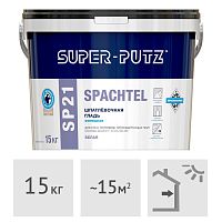 Шпатлевка Super Putz SP21 SPACHTEL финишная, 15 кг
