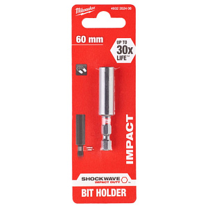 Держатель для бит магнитный 60 мм Milwaukee Shockwave Impact Duty (4932352406)