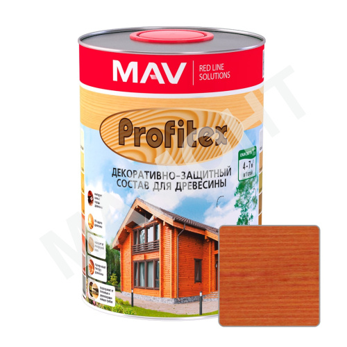 Состав декоративно-защитный PROFITEX Красное дерево
