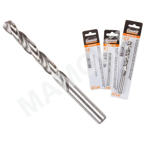 Сверло по металлу ц/х 6.0 х 57 х 93 мм GEPARD HSS (GP0360-093)