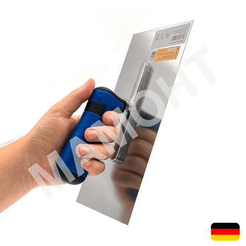 Гладилка нержавеющая 280 x 130 мм с 2К ручкой МАМОНТ (INS-MMNT-1071)