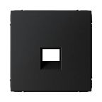 Накладка Systeme Electric ARTGALLERY для информационных функций типа Keystone, карбон