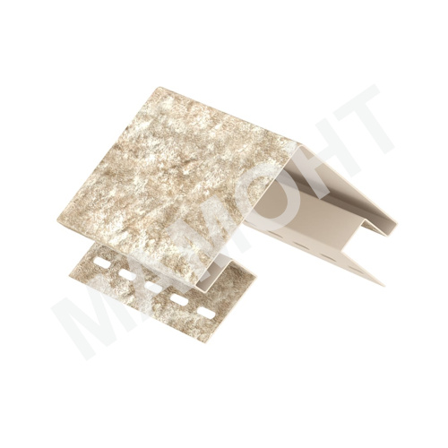 Наружный угол Ю-Пласт 3 м, Кварцит Светло-бежевый