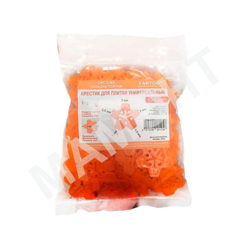 Крестики для плитки универсальные FARTON (уп. 100 шт.)