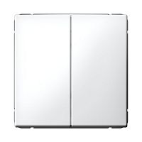 Выключатель Systeme Electric ARTGALLERY 2-клавишный проходной, лотос