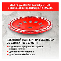 Алмазная чашка 230 мм сегментная двухрядная VIRA ECO (592037)