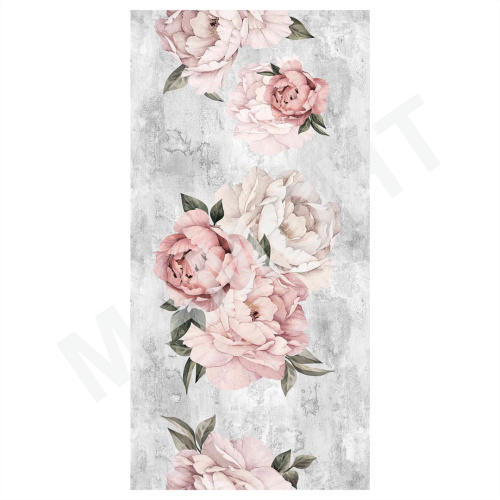 Панель ПВХ Европрофиль Пионы цвет 651 (2700 х 250 х 8 мм) 4 шт.