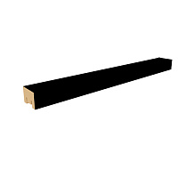Интерьерная рейка МДФ STELLA Милана Black Edition 20 x 30 x 2700 мм