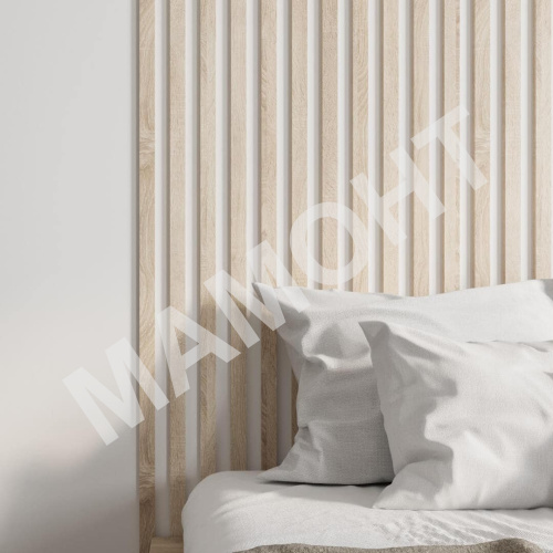 Интерьерная рейка МДФ STELLA Бриона Дуб Сонома 16 x 40 x 2700 мм - Фото 3