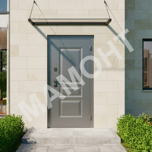 Дверь АРКТИК КЛАССИКА Муар черный / Графит нубук Промет - Фото 3