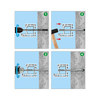 Дюбель рамный металлический (анкер) MFA 8 x 172 мм ЕКТ (C71209)