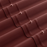 Лист кровельный Onduline ''Smart'' красный 1.95 x 0.95 м