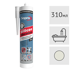 Силиконовый герметик Sopro 037 (16) светло-серый, 310 мл