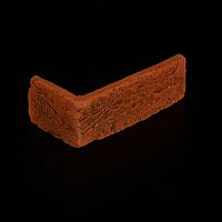 Декоративный камень угловой PETRA Клинкерный кирпич 17П3 У