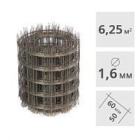 Сетка сварная LIHTAR "ЁЖ" (1.6 мм, 50 x 60 мм) 0,25 x 25 м