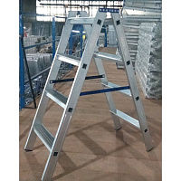 Стремянка двухсторонняя профессиональная 4 ступени T24204