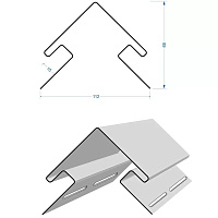 Угол внешний Docke PREMIUM 3 м, голубика