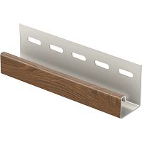 J-планка Ю-Пласт 3 м, Софит PRO Дуб Золотой