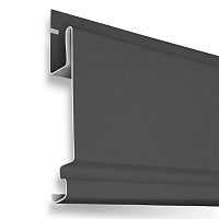 Добор 95 мм UP Decor для сайдинга Ю-Пласт 3 м, Графитовый