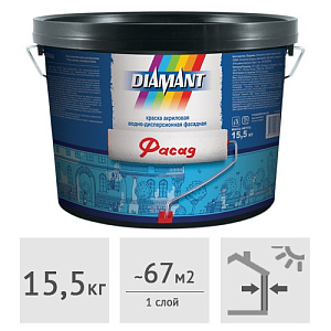 Краска Diamant Фасад NEW, 15,5 кг