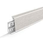 Плинтус напольный 70 мм Ideal Деконика 265 Клен Патина