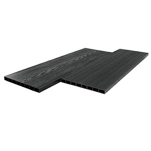 Грядочная доска UnoDeck Letto 200 х 25 мм, 3 м, графит