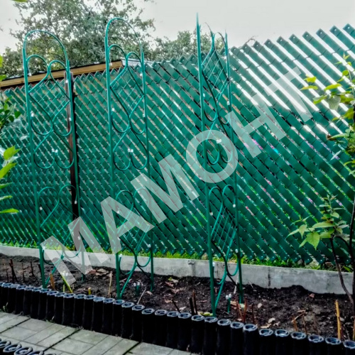 Лента для забора декоративная MAXIMUM 48 мм, 50 м, (RAL6005, зеленый) - Фото 3