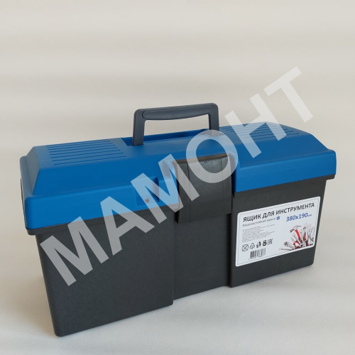 Ящик для инструментов 15" (380 х 185 х 190 мм) с морозостойким замком ПРАКТИК (2780355010)
