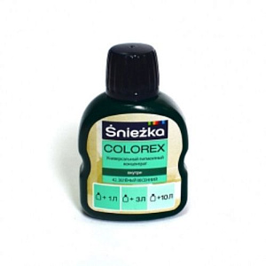 Пигмент концентрат Sniezka Colorex №42 весенне-зенелый, 100 мл
