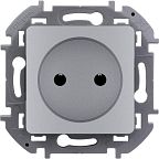 Розетка Legrand INSPIRIA, алюминий