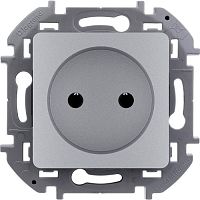 Розетка Legrand INSPIRIA, алюминий