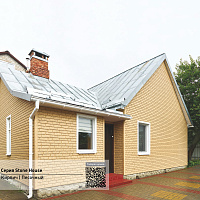 Фасадная панель Ю-Пласт Stone House КИРПИЧ Песочный