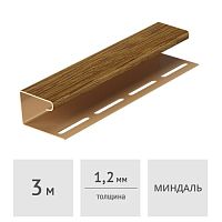 J-профиль Docke LUX 3м, миндаль