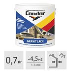 Лак акриловый Condor Granit Lack, 0,7 л