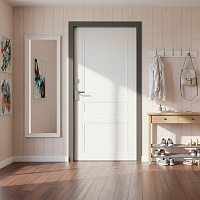 Дверь ВИНТЕР Графит / Бланко Промет