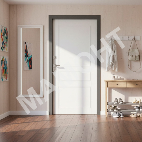 Дверь ВИНТЕР Графит / Бланко Промет - Фото 2