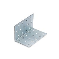 Уголок крепежный равносторонний KUR 60 x 60 x 100 мм, металл 2,0 мм ЕКТ (V020056)