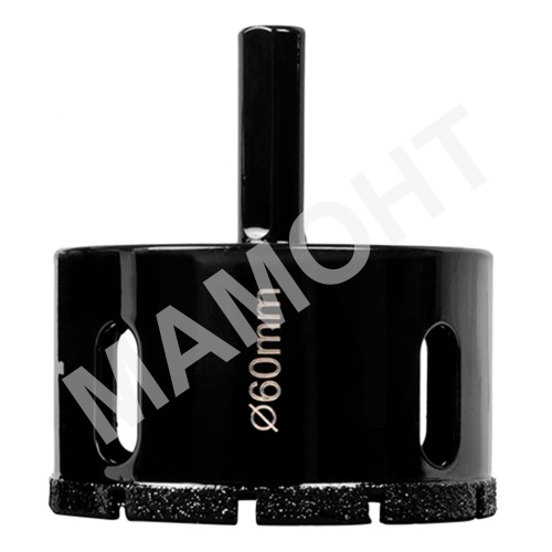 Коронка алмазная по плитке и керамограниту DLT CERAMIC, 60 мм (0045)