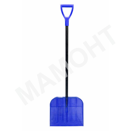 Лопата снеговая из поликарбоната 450 мм, 142 см с алюминиевым черенком
