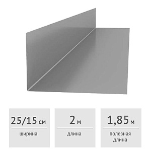 Подбор планки примыкания верхней