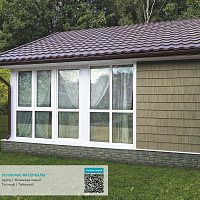 Фасадная панель Ю-Пласт Hokla S-Lock ЩЕПА Можжевеловый