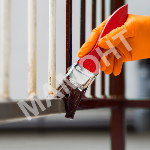 Грунт-эмаль по ржавчине MAV BELAKOR 15 шоколадная матовая - Фото 2