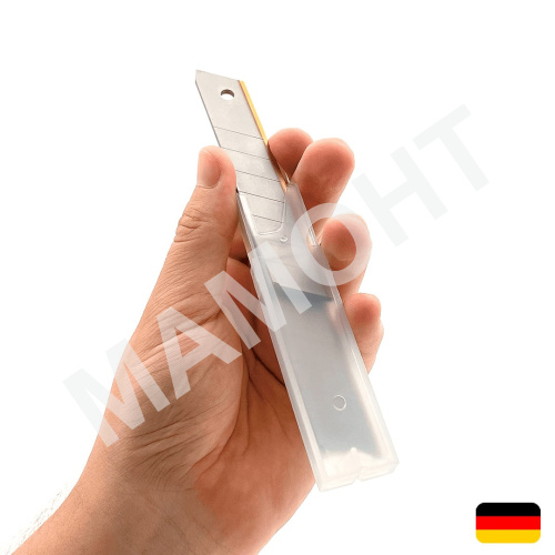 Лезвия сменные для ножа, двойная закалка, 18 мм МАМОНТ (INS-MMNT-1085)