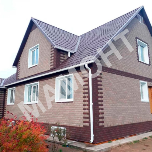 Фасадная плитка HAUBERK ТЕХНОНИКОЛЬ Античный Кирпич, 2 м2 - Фото 2