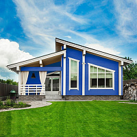 Эмаль по металлу и древесине ПФ-115 MAV ECOL ярко-синяя глянцевая