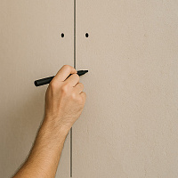 Маркер строительный черный Motive (100111)