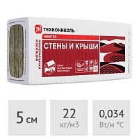Утеплитель в плитах 5 см Технониколь Стены и крыши, 4,88 м2