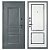 Дверь ТИТАН Азимут Букле графит / Арктик Промет - Превью