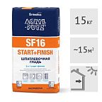 Шпатлевка гипсовая Sniezka Acryl Putz SF16 (старт + финиш), 15 кг